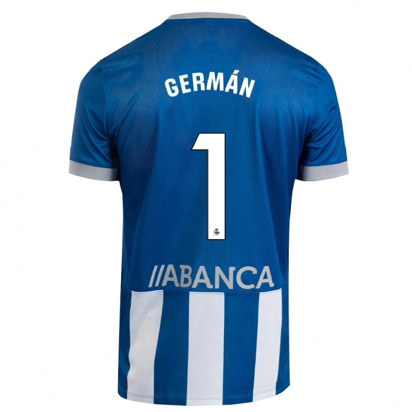 Danxen Män Germán Parreño #1 Blå Grå Vit Hemmatröja Matchtröjor 2026/27 Tröjor T-Tröja