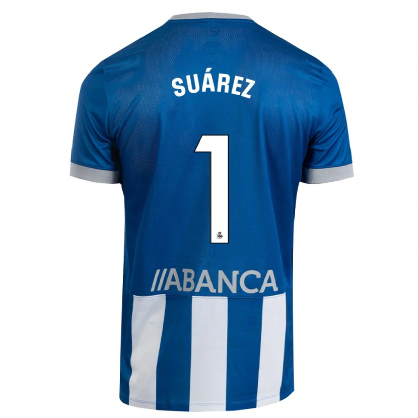 Danxen Män Brais Suárez #1 Blå Grå Vit Hemmatröja Matchtröjor 2026/27 Tröjor T-Tröja