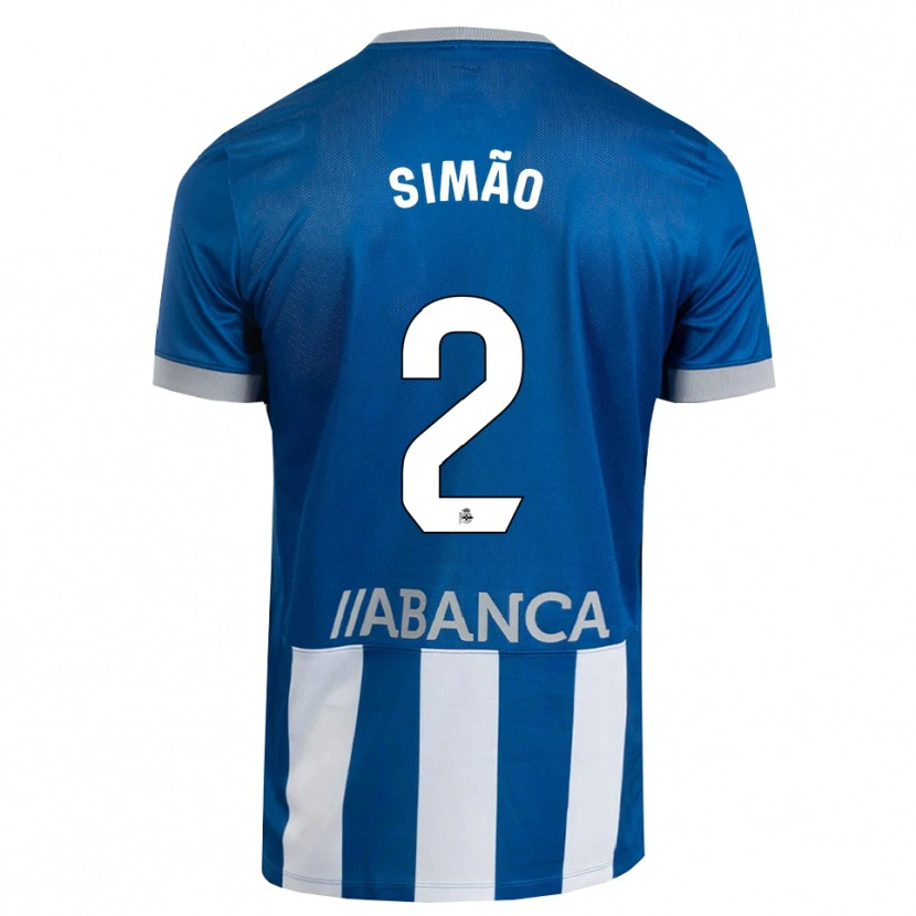 Danxen Män Iano Simão #2 Blå Grå Vit Hemmatröja Matchtröjor 2026/27 Tröjor T-Tröja