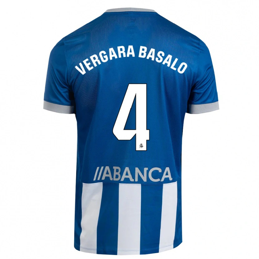Danxen Män David Vergara #4 Blå Grå Vit Hemmatröja Matchtröjor 2026/27 Tröjor T-Tröja