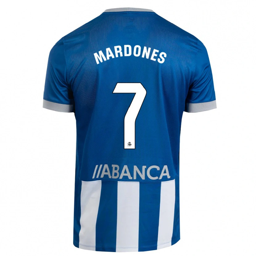 Danxen Män Alvaro Mardones #7 Blå Grå Vit Hemmatröja Matchtröjor 2026/27 Tröjor T-Tröja