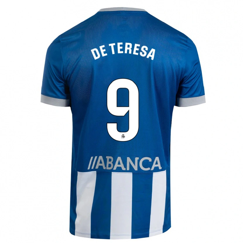 Danxen Män Ana Lucía De Teresa #9 Blå Grå Vit Hemmatröja Matchtröjor 2026/27 Tröjor T-Tröja