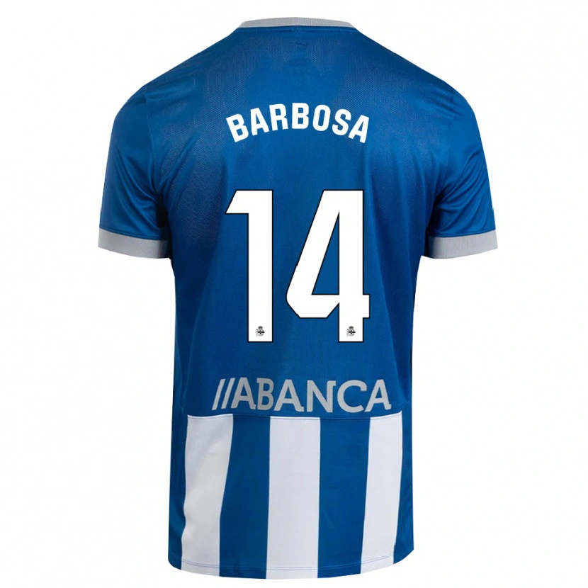 Danxen Män Justino Barbosa #14 Blå Grå Vit Hemmatröja Matchtröjor 2026/27 Tröjor T-Tröja