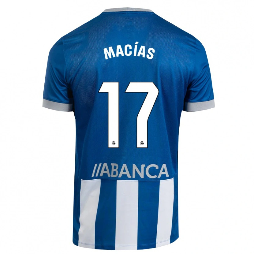 Danxen Män Luisao Macías #17 Blå Grå Vit Hemmatröja Matchtröjor 2026/27 Tröjor T-Tröja