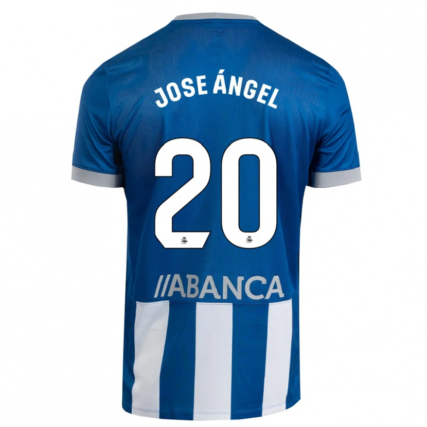 Danxen Män José Ángel Jurado #20 Blå Grå Vit Hemmatröja Matchtröjor 2026/27 Tröjor T-Tröja