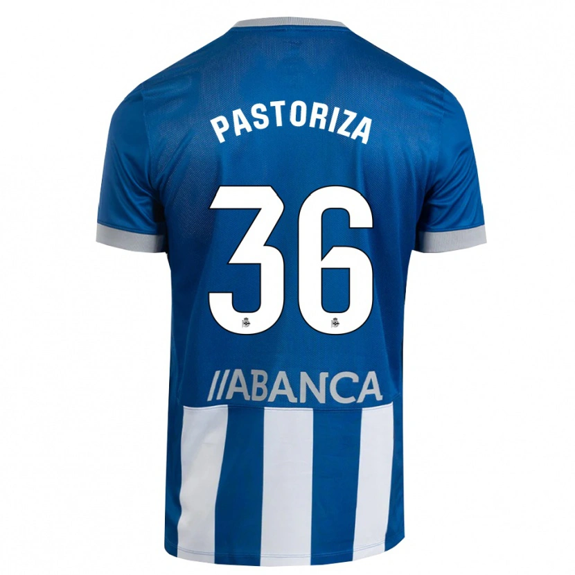 Danxen Män Guille Pastoriza #36 Blå Grå Vit Hemmatröja Matchtröjor 2026/27 Tröjor T-Tröja