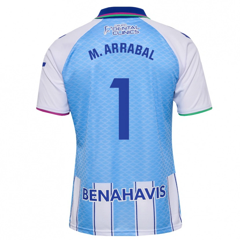 Danxen Män María Arrabal Martin #1 Djup Himmelsblå Vit Hemmatröja Matchtröjor 2026/27 Tröjor T-Tröja