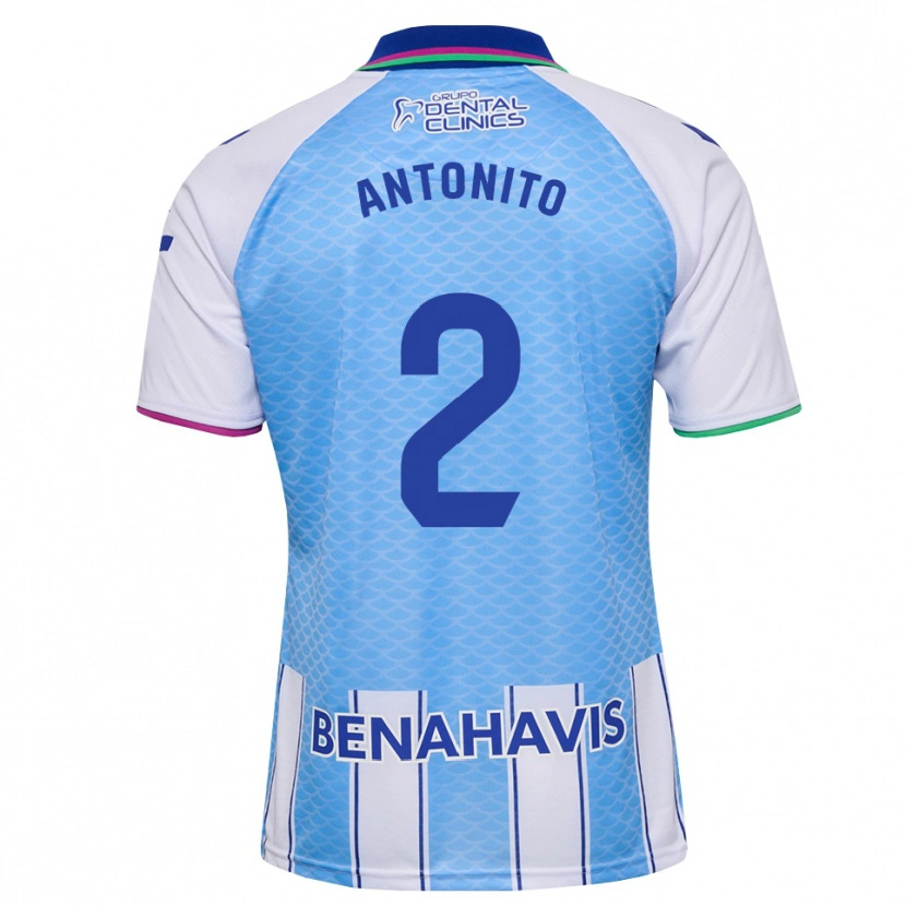 Danxen Män Antoñito #2 Djup Himmelsblå Vit Hemmatröja Matchtröjor 2026/27 Tröjor T-Tröja