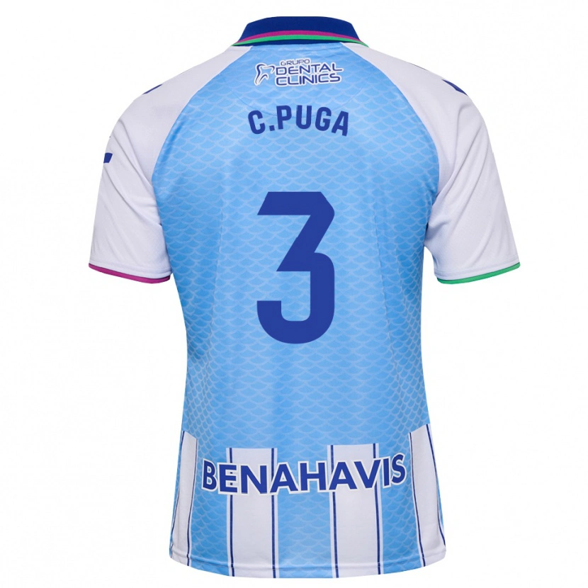 Danxen Män Carlos Puga #3 Djup Himmelsblå Vit Hemmatröja Matchtröjor 2026/27 Tröjor T-Tröja