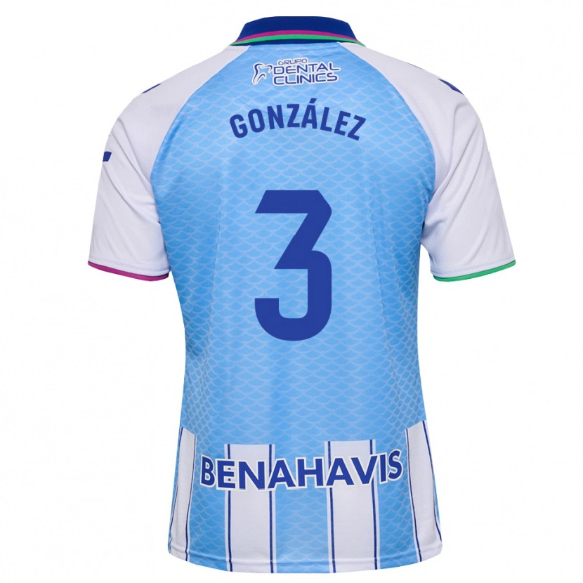 Danxen Män Óscar González #3 Djup Himmelsblå Vit Hemmatröja Matchtröjor 2026/27 Tröjor T-Tröja