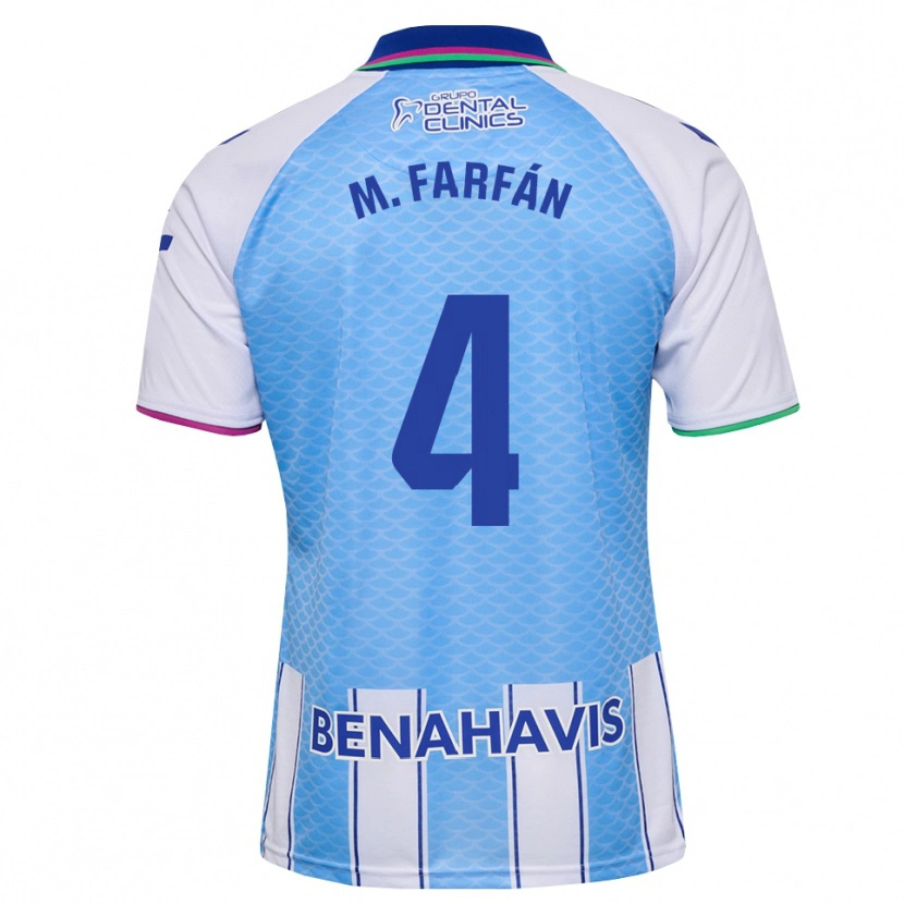 Danxen Män María Farfán #4 Djup Himmelsblå Vit Hemmatröja Matchtröjor 2026/27 Tröjor T-Tröja