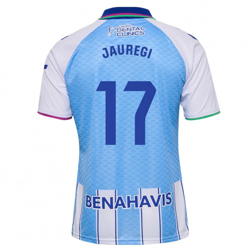 Danxen Män Eneko Jauregi #17 Djup Himmelsblå Vit Hemmatröja Matchtröjor 2026/27 Tröjor T-Tröja