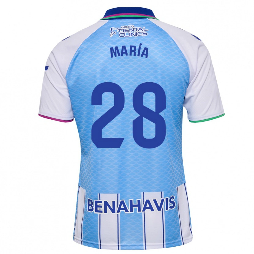 Danxen Män María Albacete Pato #28 Djup Himmelsblå Vit Hemmatröja Matchtröjor 2026/27 Tröjor T-Tröja