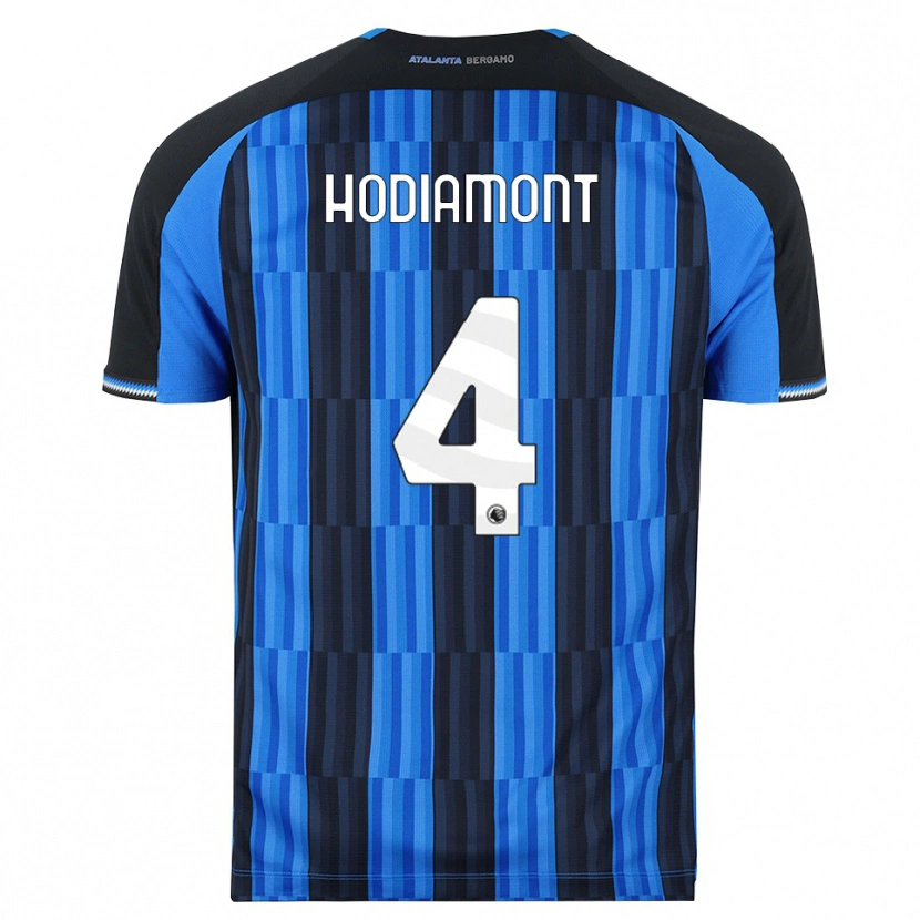 Danxen Män Lyam Hodiamont #4 Blå Svart Röd Hemmatröja Matchtröjor 2026/27 Tröjor T-Tröja