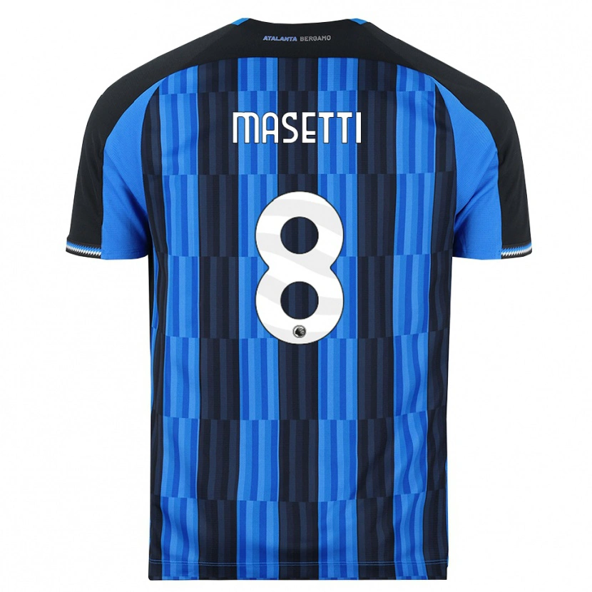 Danxen Män Francesco Masetti #8 Blå Svart Röd Hemmatröja Matchtröjor 2026/27 Tröjor T-Tröja