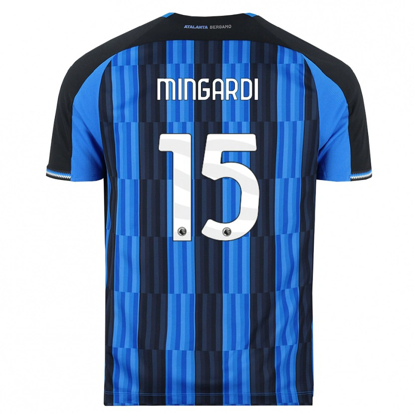 Danxen Män Davide Mingardi #15 Blå Svart Röd Hemmatröja Matchtröjor 2026/27 Tröjor T-Tröja