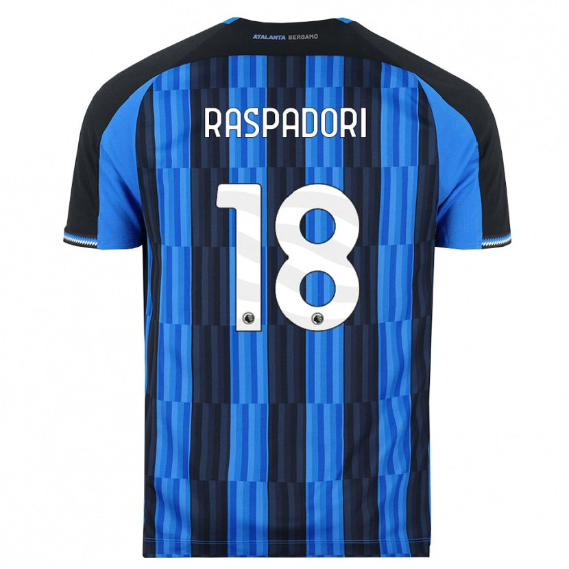Danxen Män Giacomo Raspadori #18 Blå Svart Röd Hemmatröja Matchtröjor 2026/27 Tröjor T-Tröja