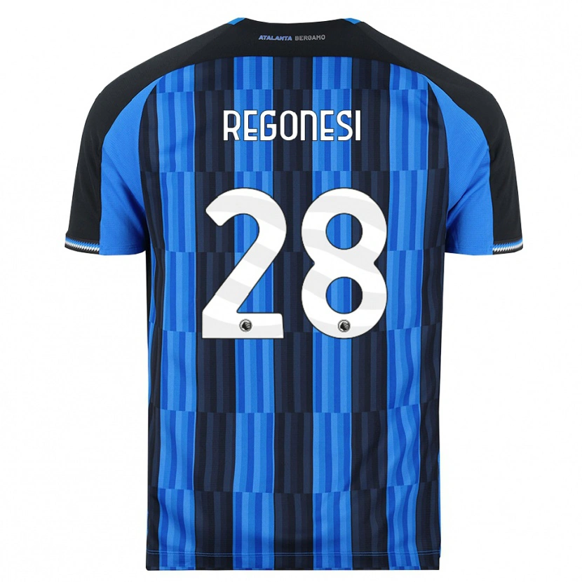 Danxen Män Iacopo Regonesi #28 Blå Svart Röd Hemmatröja Matchtröjor 2026/27 Tröjor T-Tröja