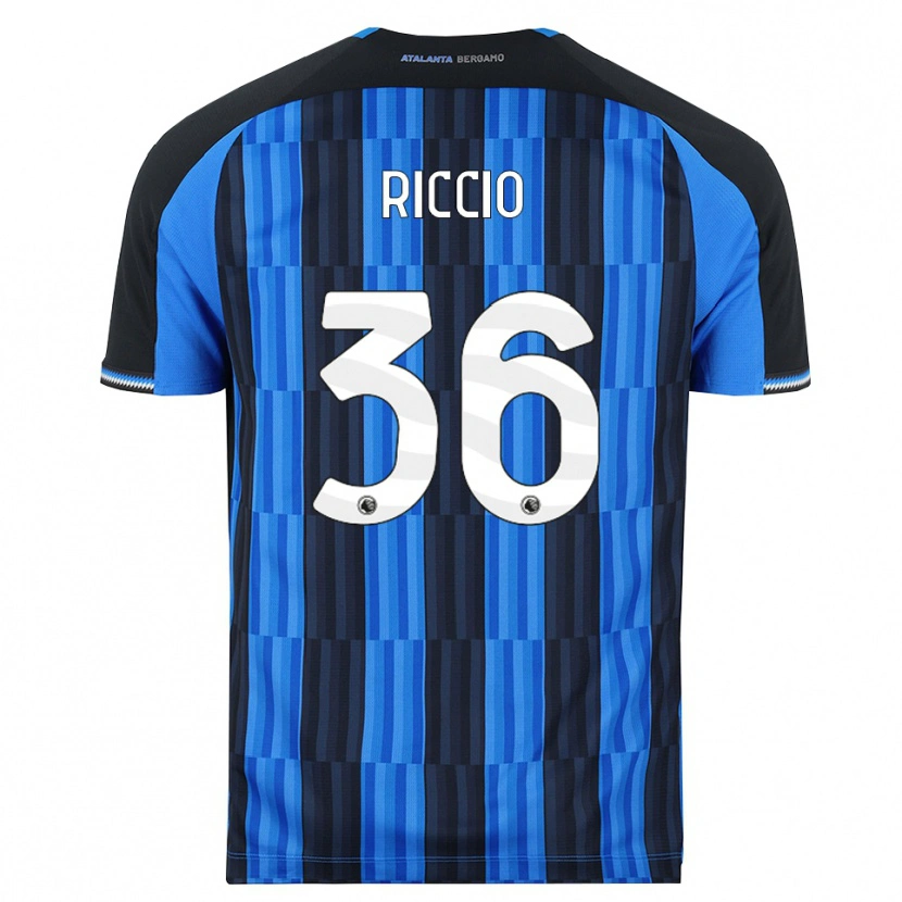Danxen Män Lorenzo Riccio #36 Blå Svart Röd Hemmatröja Matchtröjor 2026/27 Tröjor T-Tröja