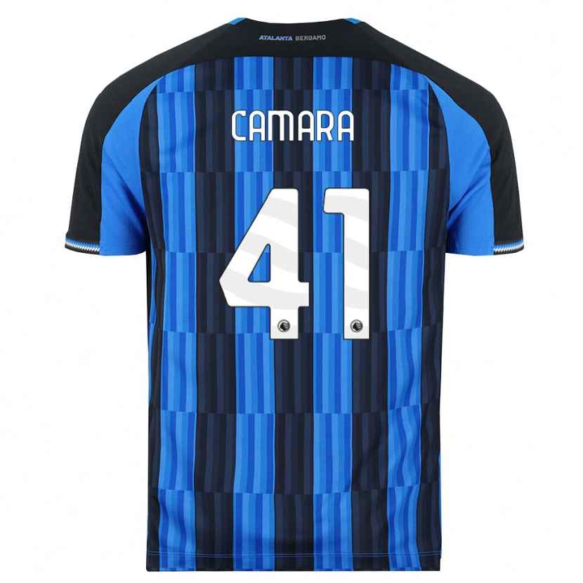 Danxen Män Ibrahima Camara #41 Blå Svart Röd Hemmatröja Matchtröjor 2026/27 Tröjor T-Tröja