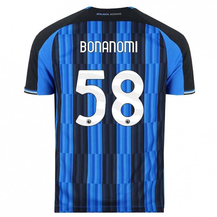 Danxen Män Andrea Bonanomi #58 Blå Svart Röd Hemmatröja Matchtröjor 2026/27 Tröjor T-Tröja