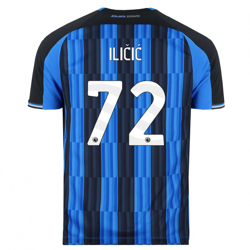 Danxen Män Josip Ilicic #72 Blå Svart Röd Hemmatröja Matchtröjor 2026/27 Tröjor T-Tröja