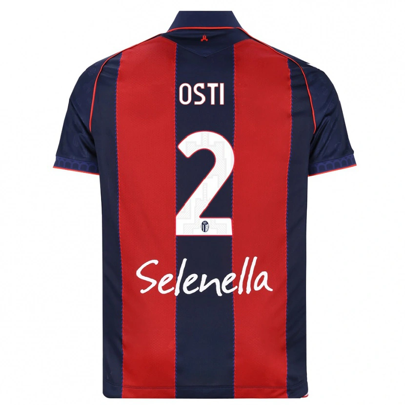 Danxen Män Gabriele Osti #2 Kunglig Blå Röd Vit Hemmatröja Matchtröjor 2026/27 Tröjor T-Tröja