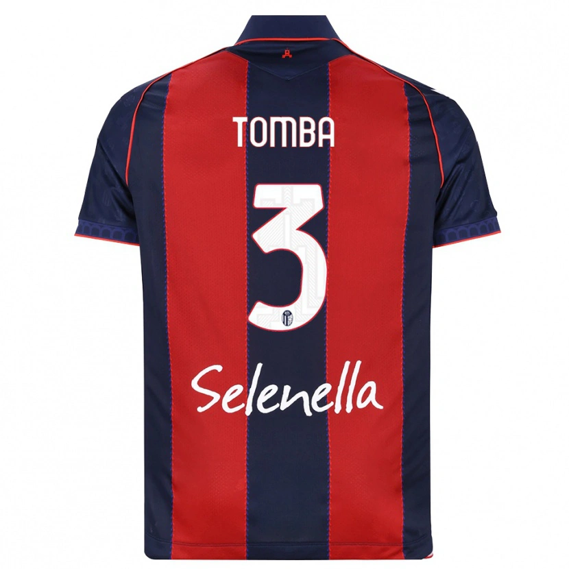 Danxen Män Davide Tomba #3 Kunglig Blå Röd Vit Hemmatröja Matchtröjor 2026/27 Tröjor T-Tröja