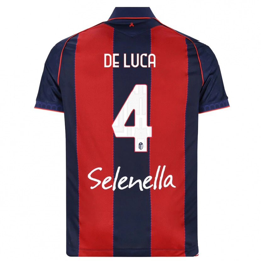 Danxen Män Alessandro De Luca #4 Kunglig Blå Röd Vit Hemmatröja Matchtröjor 2026/27 Tröjor T-Tröja