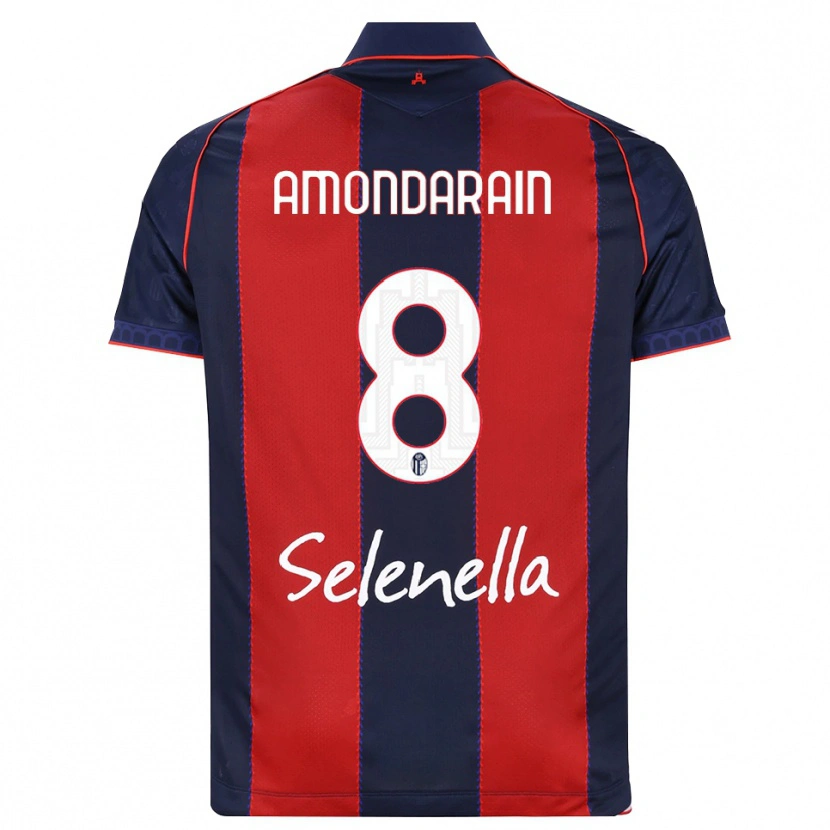 Danxen Män Mikel Amondarain #8 Kunglig Blå Röd Vit Hemmatröja Matchtröjor 2026/27 Tröjor T-Tröja