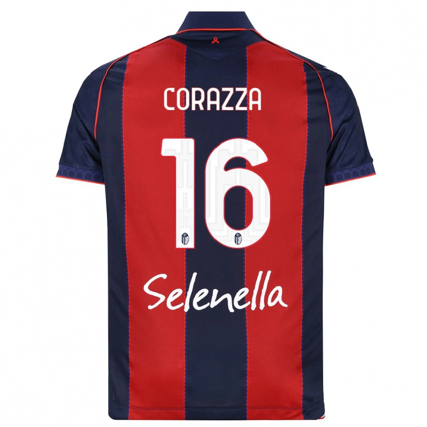Danxen Män Tommaso Corazza #16 Kunglig Blå Röd Vit Hemmatröja Matchtröjor 2026/27 Tröjor T-Tröja