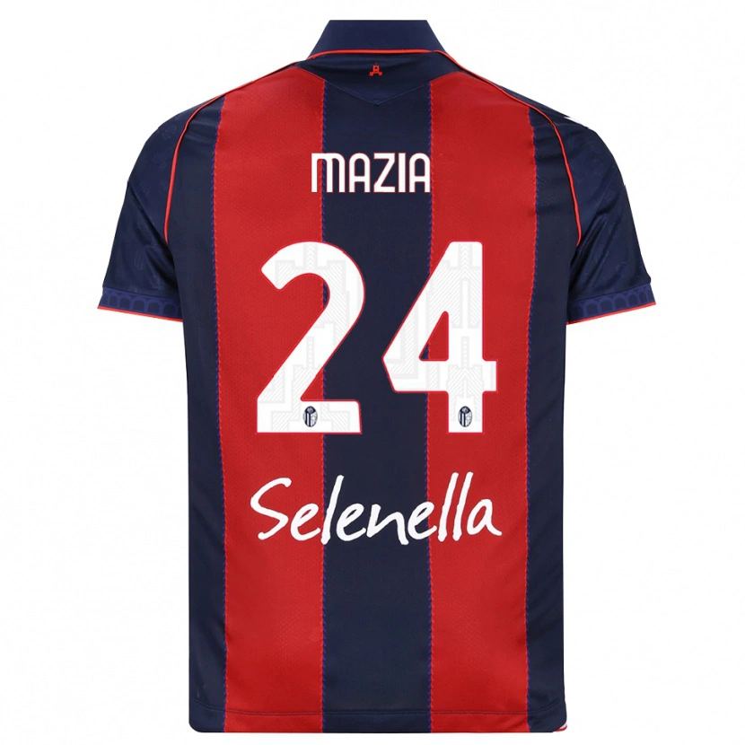 Danxen Män Andrea Mazia #24 Kunglig Blå Röd Vit Hemmatröja Matchtröjor 2026/27 Tröjor T-Tröja
