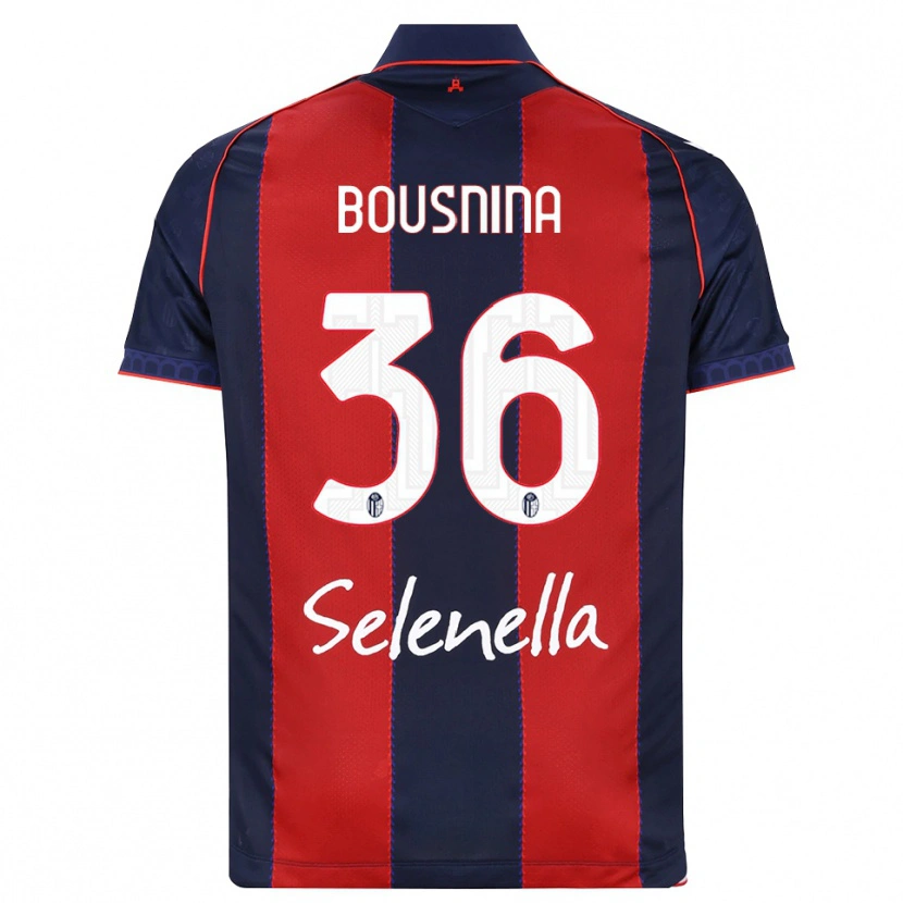 Danxen Män Farès Bousnina #36 Kunglig Blå Röd Vit Hemmatröja Matchtröjor 2026/27 Tröjor T-Tröja