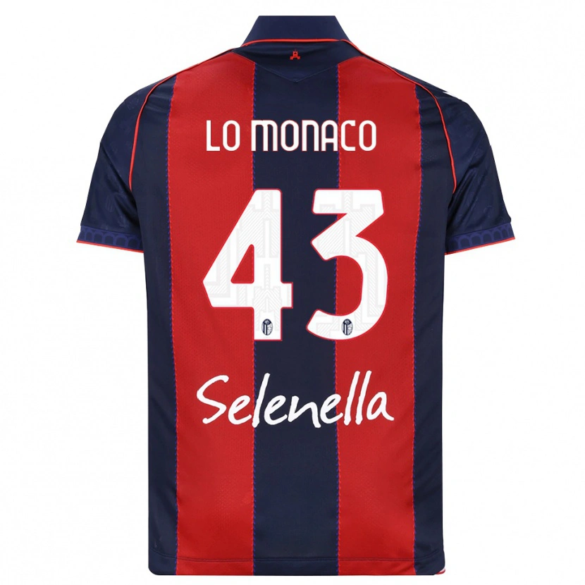 Danxen Män Luca Lo Monaco #43 Kunglig Blå Röd Vit Hemmatröja Matchtröjor 2026/27 Tröjor T-Tröja
