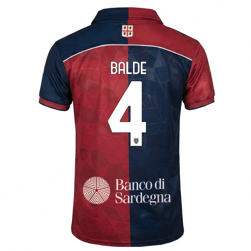 Danxen Män Mamadou Balde #4 Burgundy Kunglig Blå Hemmatröja Matchtröjor 2026/27 Tröjor T-Tröja