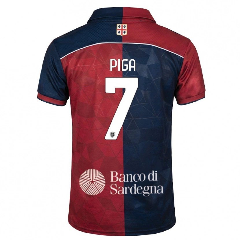 Danxen Män Renato Piga #7 Burgundy Kunglig Blå Hemmatröja Matchtröjor 2026/27 Tröjor T-Tröja