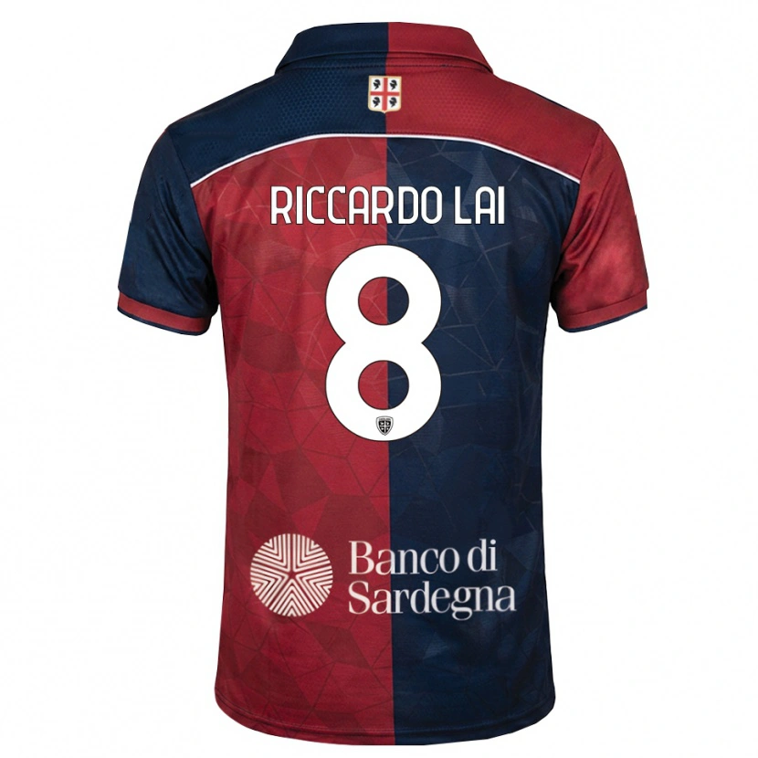 Danxen Män Riccardo Lai #8 Burgundy Kunglig Blå Hemmatröja Matchtröjor 2026/27 Tröjor T-Tröja