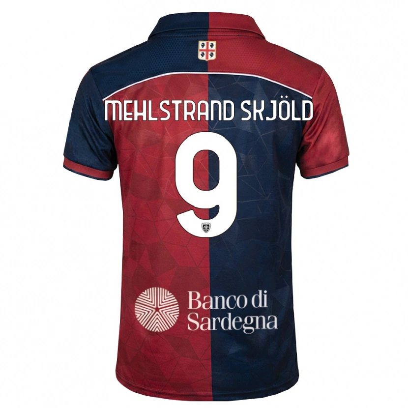 Danxen Män William Mehlstrand Skjöld #9 Burgundy Kunglig Blå Hemmatröja Matchtröjor 2026/27 Tröjor T-Tröja