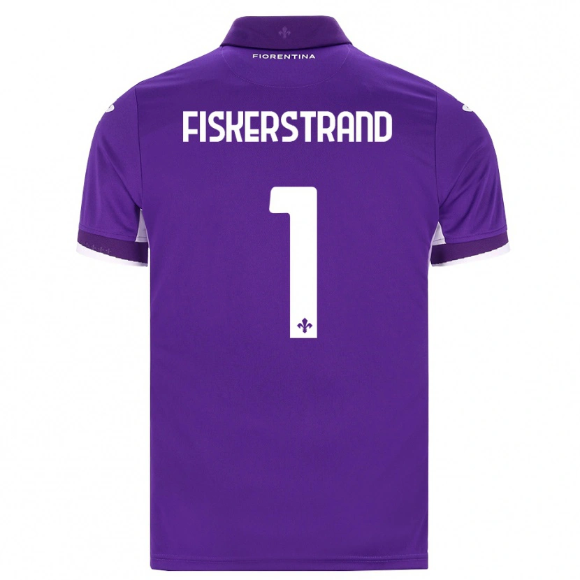 Danxen Män Cecilie Fiskerstrand #1 Lila Vit Rosa Hemmatröja Matchtröjor 2026/27 Tröjor T-Tröja