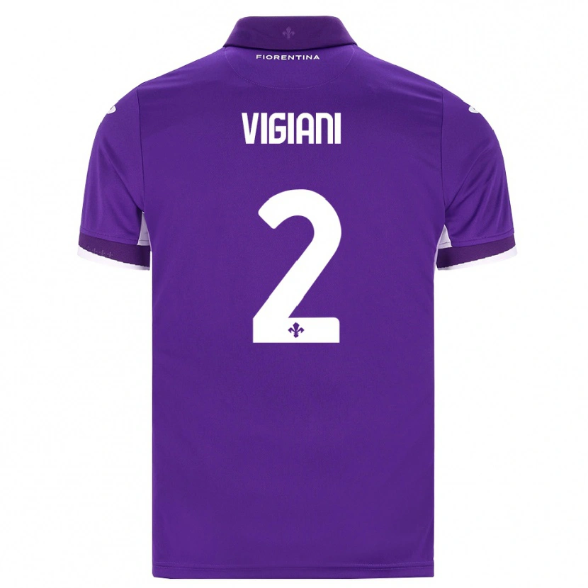 Danxen Män Lorenzo Vigiani #2 Lila Vit Rosa Hemmatröja Matchtröjor 2026/27 Tröjor T-Tröja