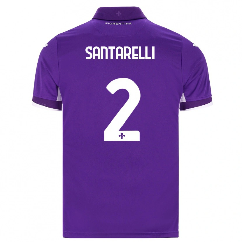 Danxen Män Andrea Santarelli #2 Lila Vit Rosa Hemmatröja Matchtröjor 2026/27 Tröjor T-Tröja