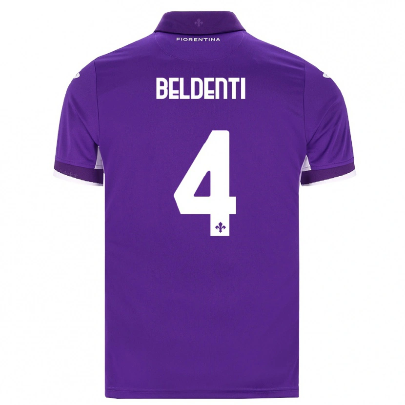 Danxen Män Samuel Beldenti #4 Lila Vit Rosa Hemmatröja Matchtröjor 2026/27 Tröjor T-Tröja