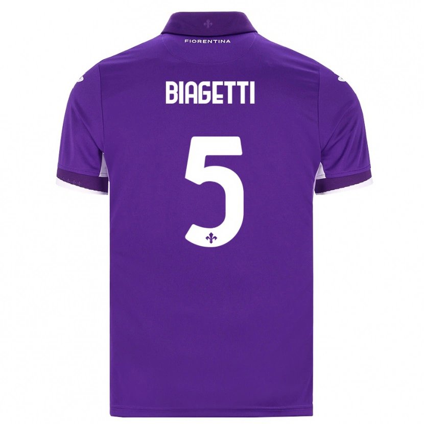 Danxen Män Christian Biagetti #5 Lila Vit Rosa Hemmatröja Matchtröjor 2026/27 Tröjor T-Tröja