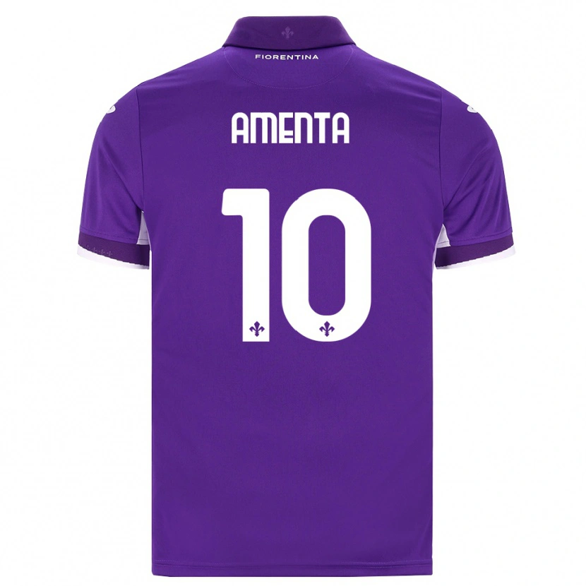 Danxen Män Francesco Amenta #10 Lila Vit Rosa Hemmatröja Matchtröjor 2026/27 Tröjor T-Tröja