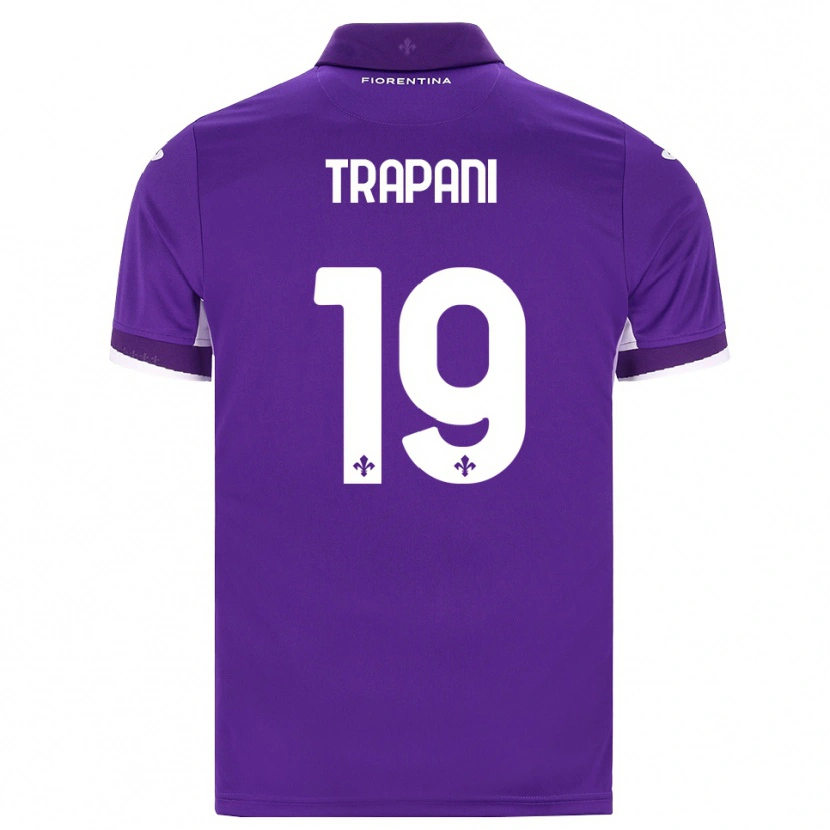 Danxen Män Niccolò Trapani #19 Lila Vit Rosa Hemmatröja Matchtröjor 2026/27 Tröjor T-Tröja