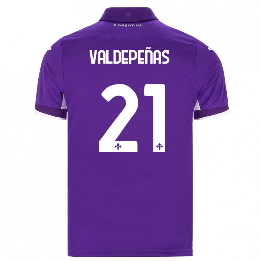 Danxen Män Víctor Valdepeñas #21 Lila Vit Rosa Hemmatröja Matchtröjor 2026/27 Tröjor T-Tröja