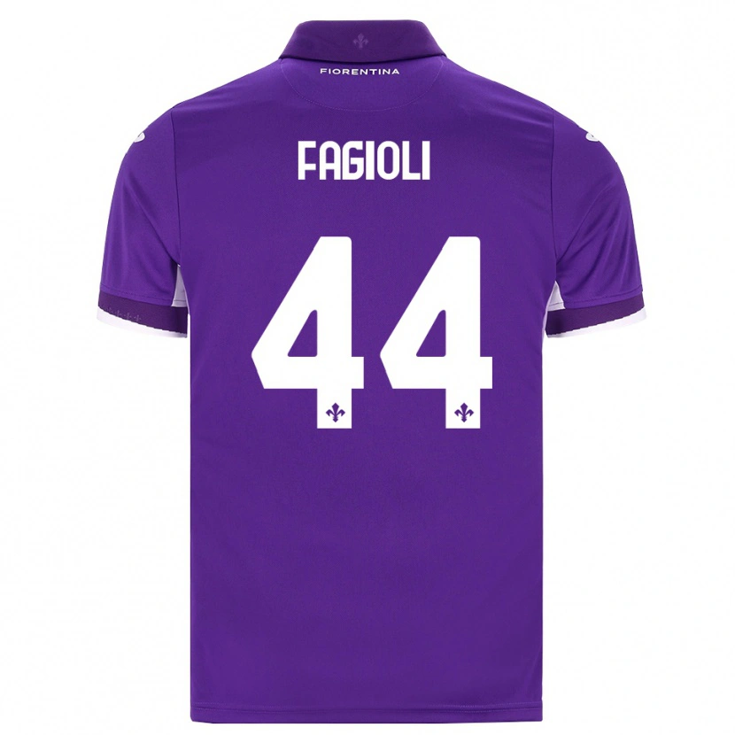 Danxen Män Nicolò Fagioli #44 Lila Vit Rosa Hemmatröja Matchtröjor 2026/27 Tröjor T-Tröja