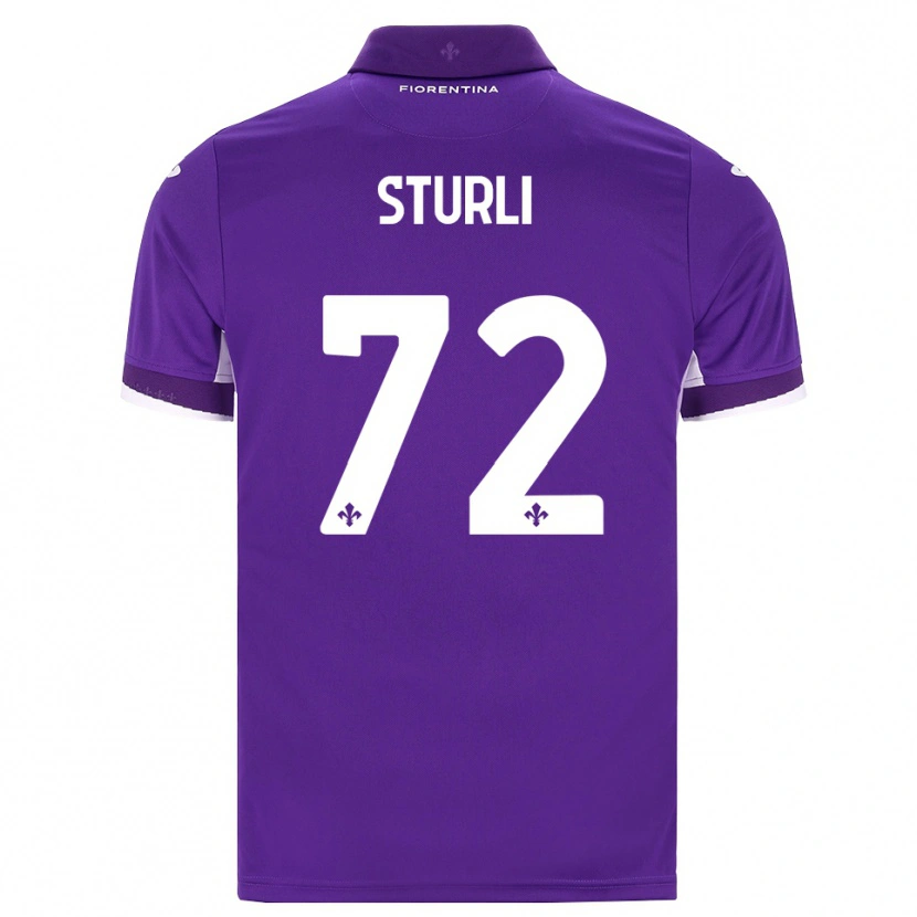 Danxen Män Edoardo Sturli #72 Lila Vit Rosa Hemmatröja Matchtröjor 2026/27 Tröjor T-Tröja