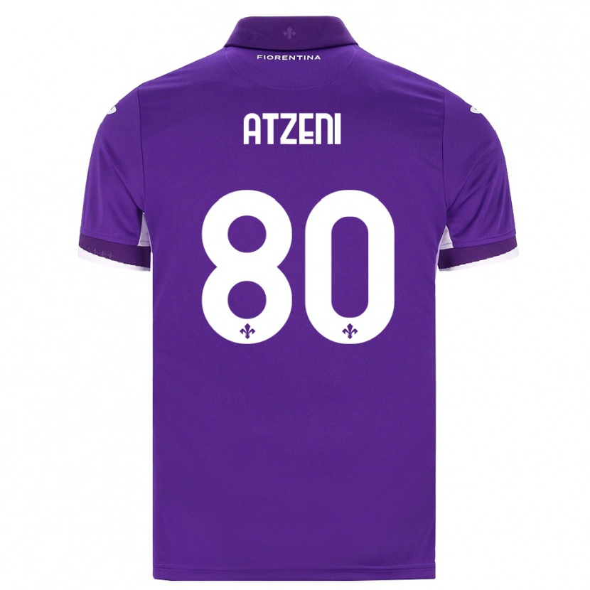 Danxen Män Davide Atzeni #80 Lila Vit Rosa Hemmatröja Matchtröjor 2026/27 Tröjor T-Tröja
