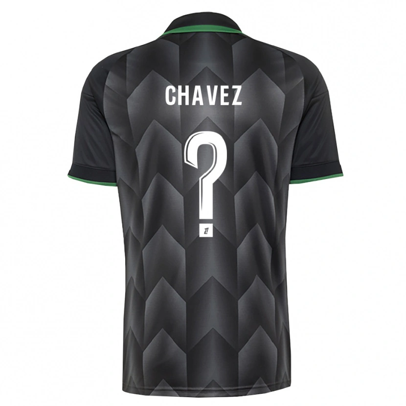 Danxen Män Jhoanner Chávez #0 Vit Svart Grön Bortatröja Matchtröjor 2026/27 Tröjor T-Tröja